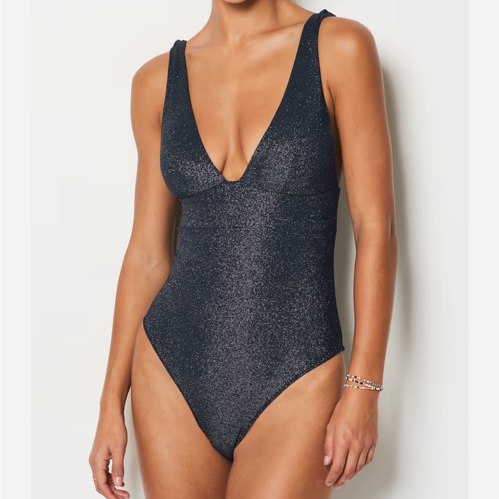 NWT Etam Shimmering One-Piece Swimsuit size XS